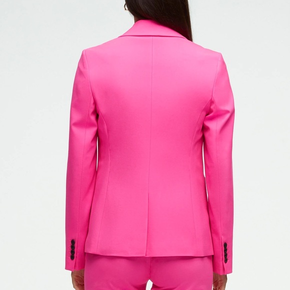 NWT Argent #VotingSuitsYou Blazer in Seasonless Wool Hot Pink - Picture 2 of 6